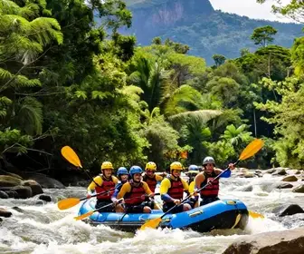 Aventura de Rafting em Santo Amaro da Imperatriz a partir de Palhoça