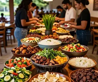 Descubra os Melhores Restaurantes por Quilo e Buffets em Palhoça
