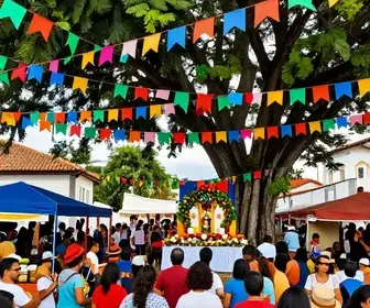 Festa do Divino Espírito Santo: Tradicional Celebração na Enseada de Brito